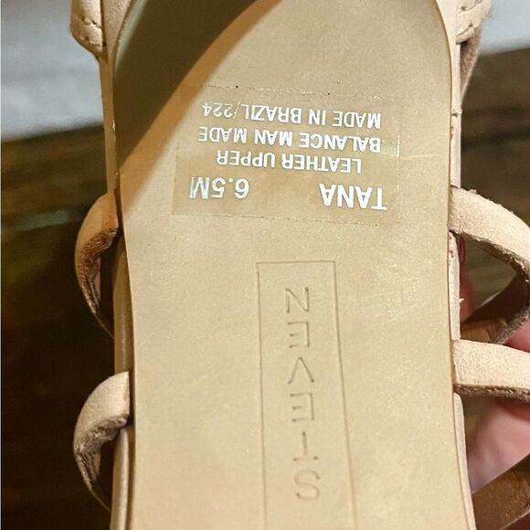 Steve X Steve Madden Tana Suede Leather Upper Caged Shoes  Size 6.5 3.5” Heel - Picture 9 of 9